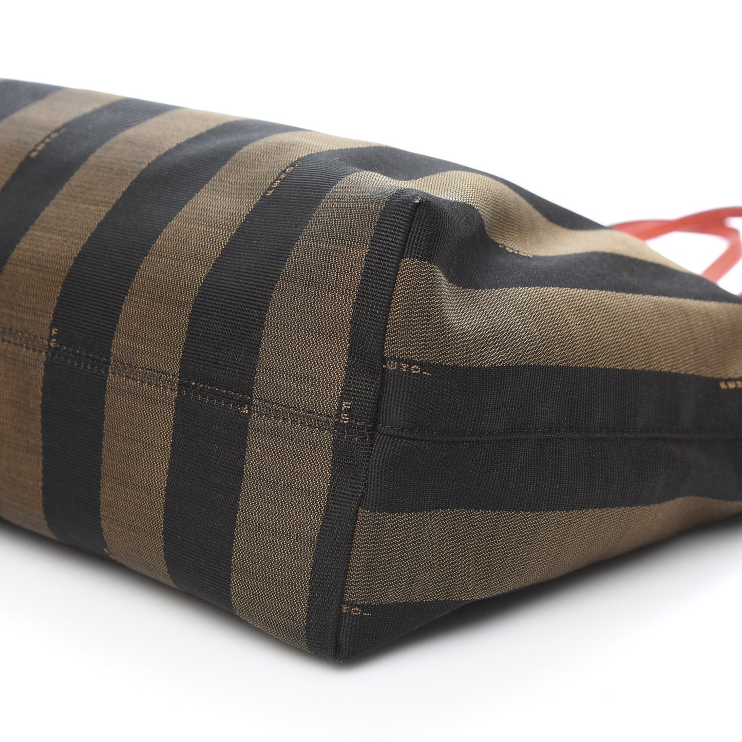 Pequin Vitello Roll Tote Tobacco Papavero