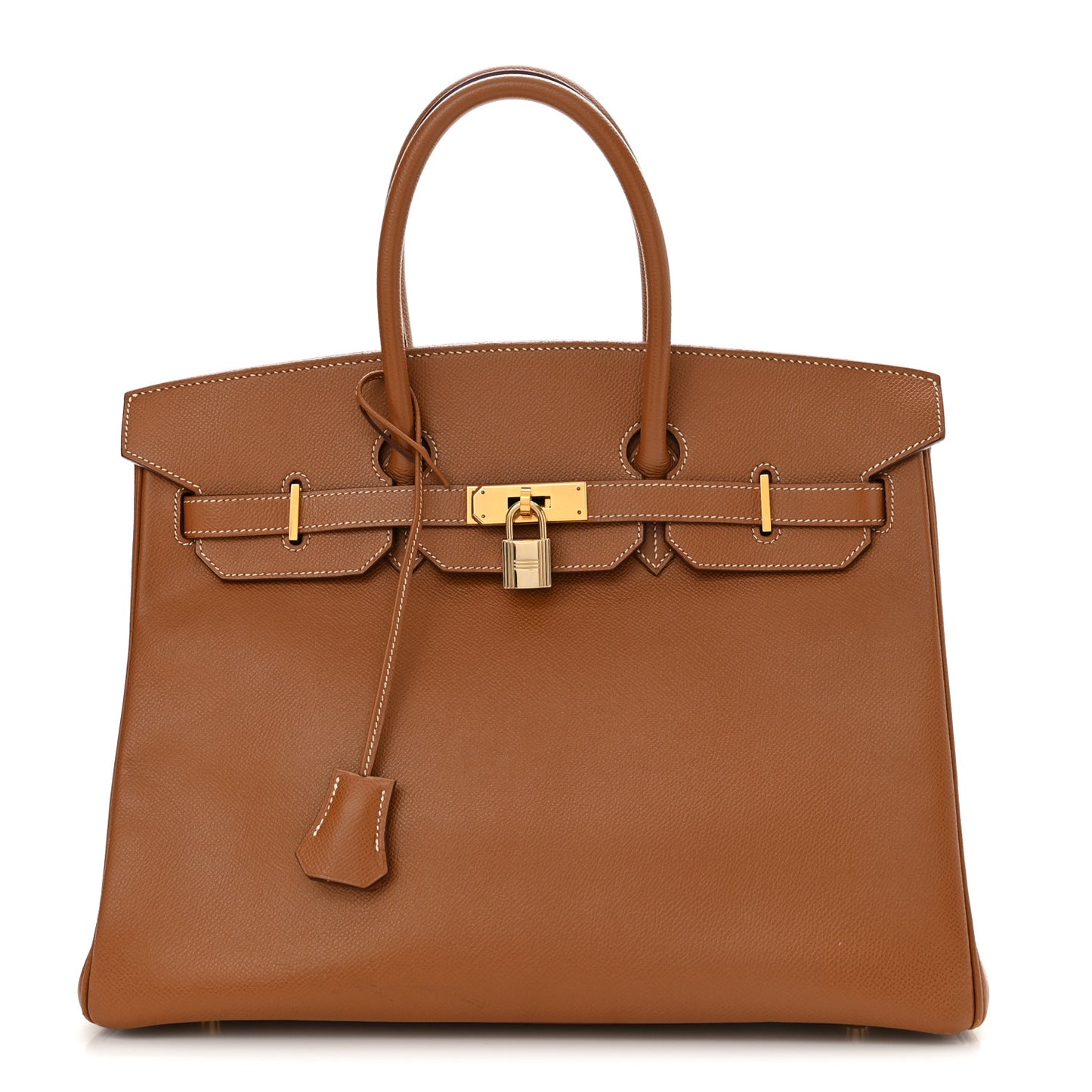 Epsom Birkin 35 Gold