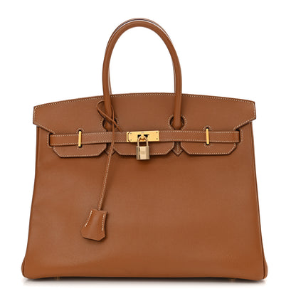 Hermes Epsom Birkin 35 Gold 1 of 13