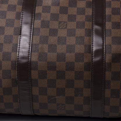 Louis Vuitton Damier Ebene Keepall Bandouliere 55 9 of 12