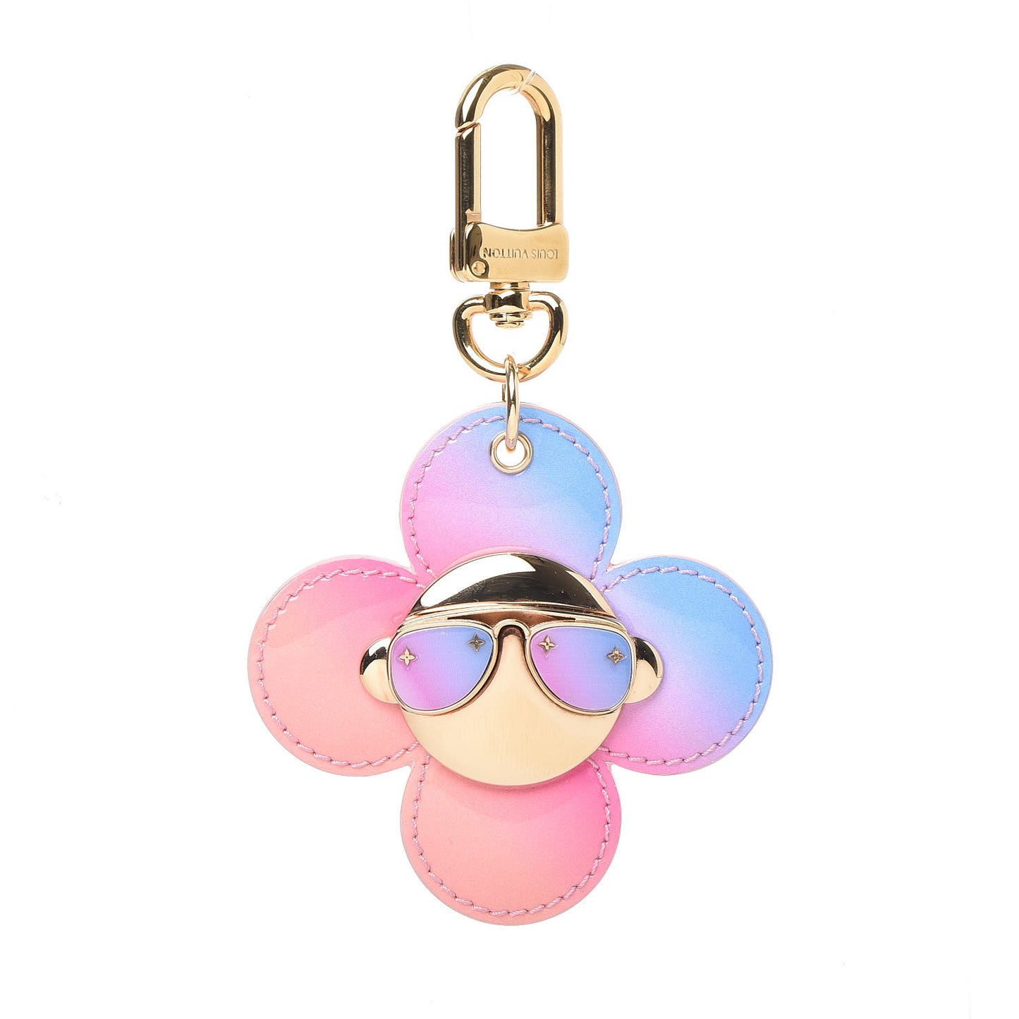 Vivienne Head Grease Bag Charm Key Holder