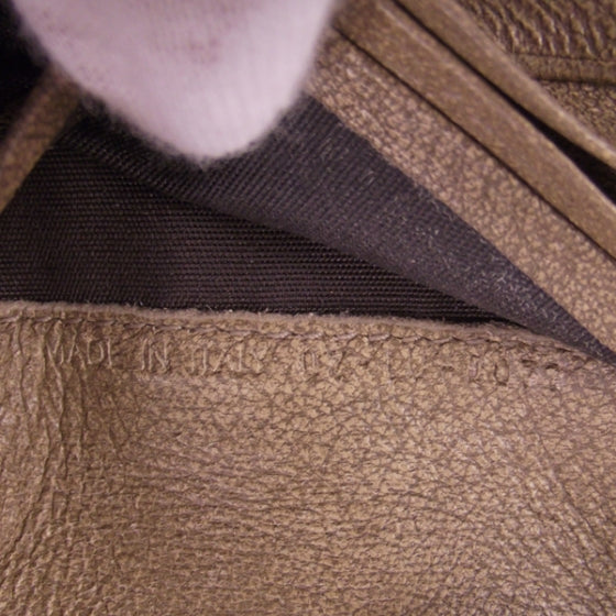 Christian Dior Python Flap Wallet Clutch Brown 8 of 9