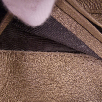 Christian Dior Python Flap Wallet Clutch Brown 8 of 9