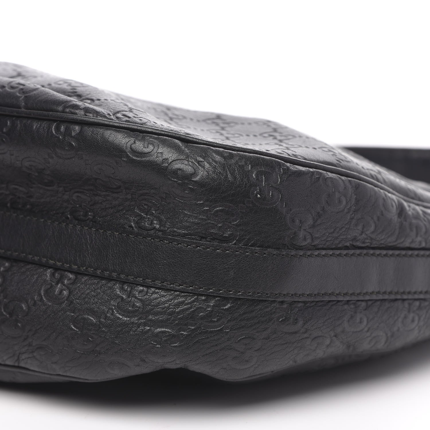 Gucci Guccissima Medium GG Twins Hobo Black 9 of 14