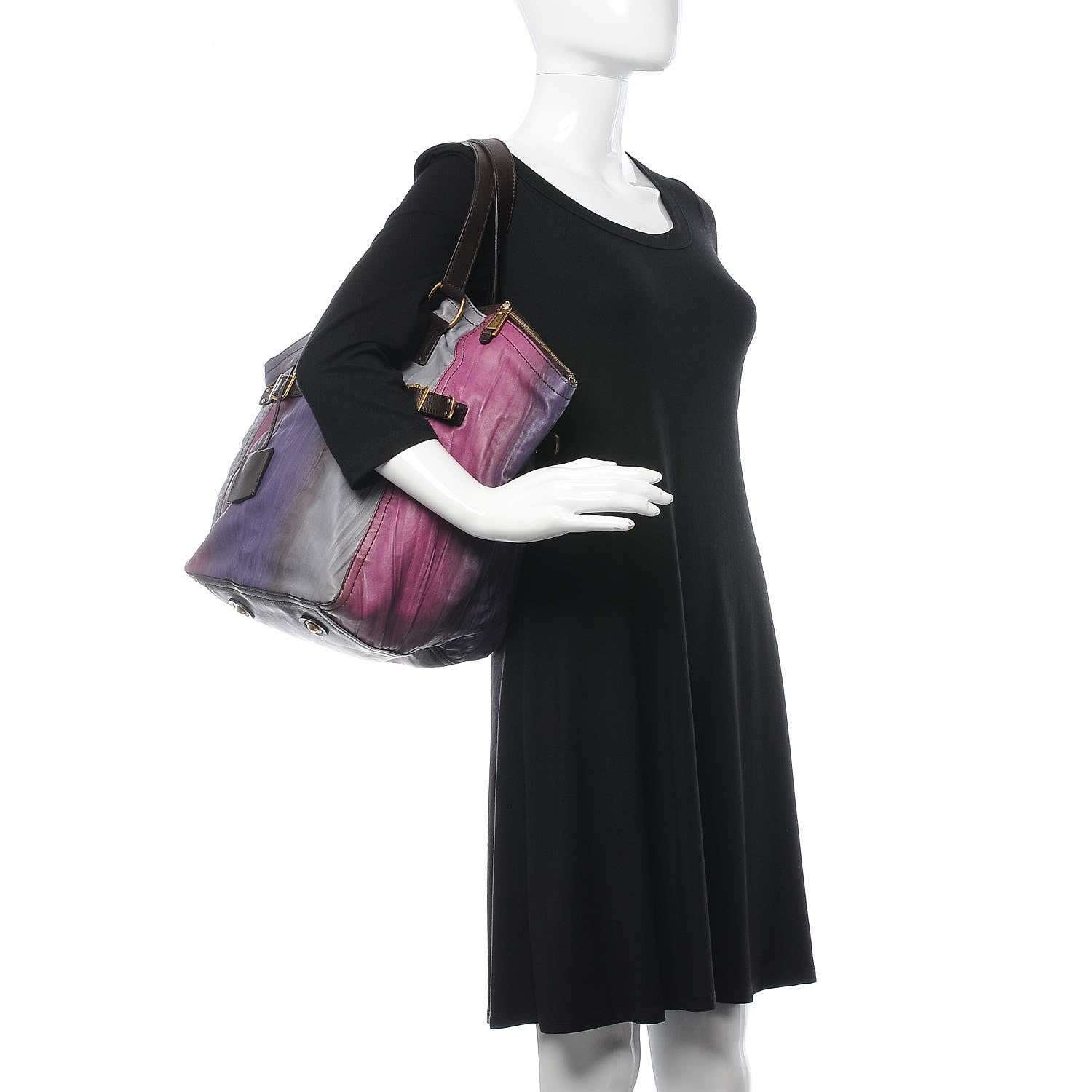 Saint Laurent Calfskin Ombre Medium Downtown Tote Multicolor 2 of 8