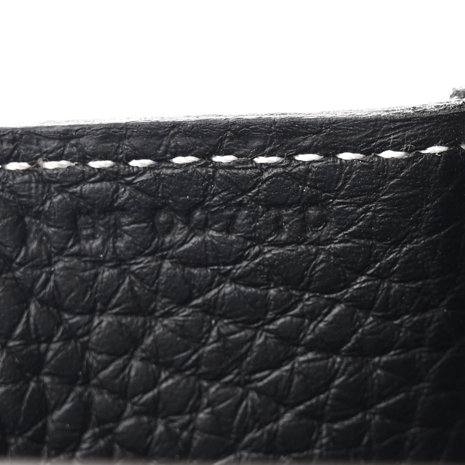 Hermes Taurillon Clemence Halzan 31 GM Black 7 of 12