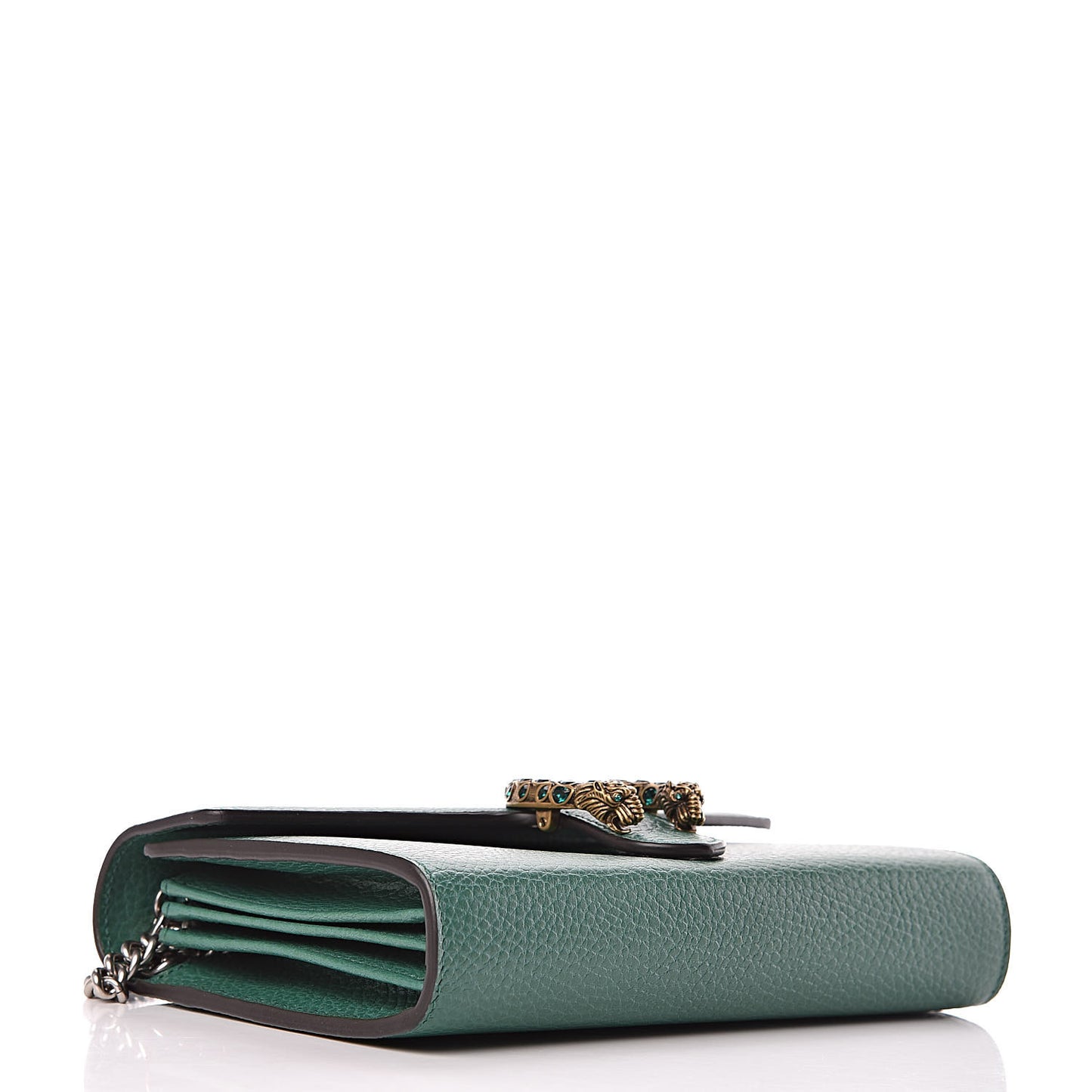 Calfskin Mini Dionysus Chain Wallet Emerald