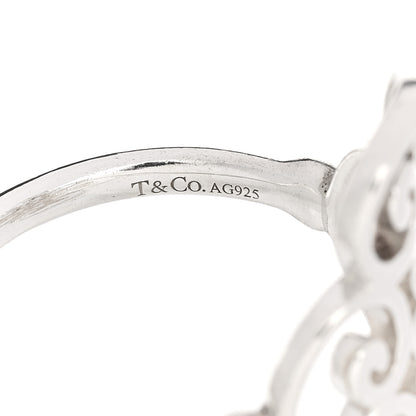 Tiffany Sterling Silver Paloma Picasso Venezia Goldoni Quadruplo Ring 53 6.5 5 of 6