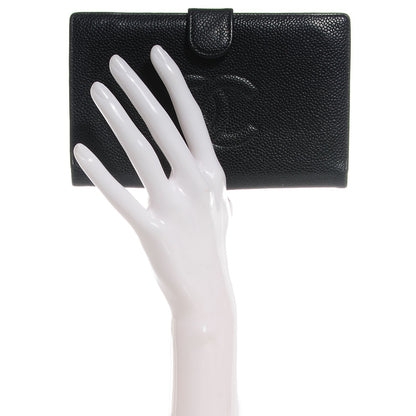 Chanel Caviar Timeless CC French Wallet Black 2 of 7