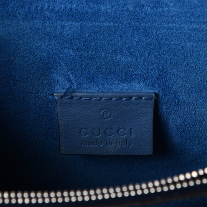 Gucci GG Supreme Monogram Blooms Medium Dionysus Shoulder Bag Beige Navy Vintage Blue 6 of 8