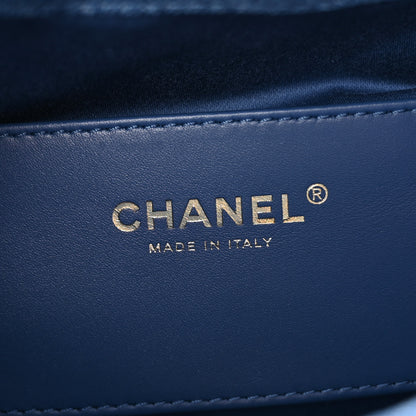 Chanel Washed Denim Quilted Mini Chanel 25 Handbag Blue 6 of 11