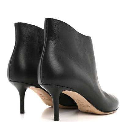 Jimmy Choo Smooth Calfskin Marinda 65 Ankle Booties 36.5 Black 5 of 8