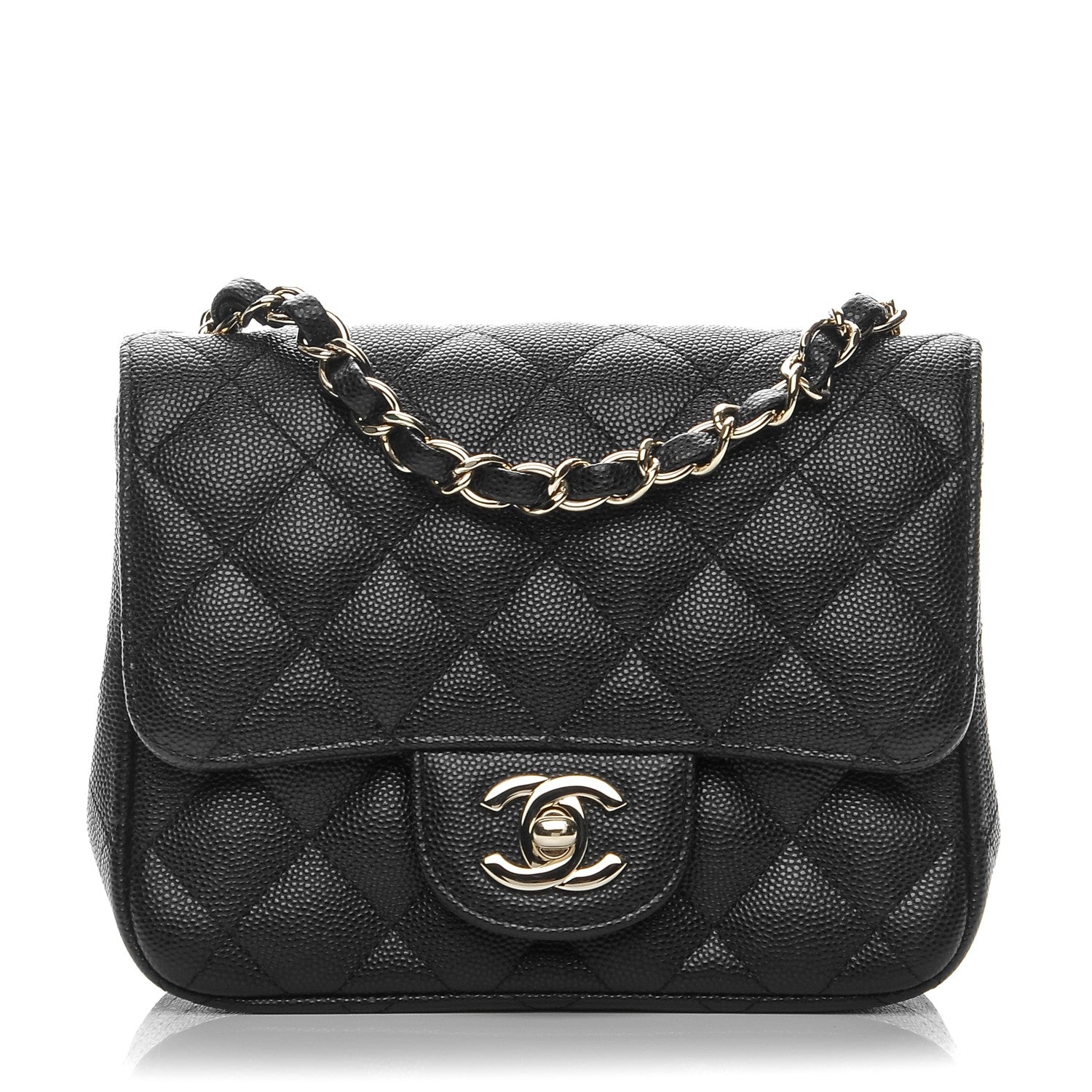 Chanel Caviar Quilted Mini Square Flap Black 1 of 7