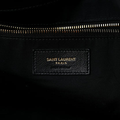 Saint Laurent Lambskin Quilted Maxi Icare Shopping Tote Black 7 of 13
