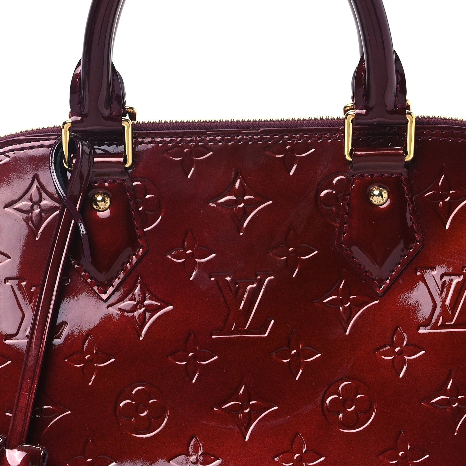 Louis Vuitton Vernis Alma PM Rouge Fauviste 7 of 10