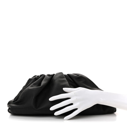Bottega Veneta Smooth Butter Calf The Pouch Oversized Clutch Black 2 of 10