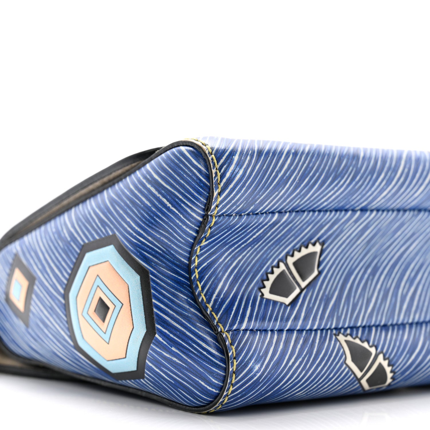Louis Vuitton Epi Azteque Twist Shoulder Bag PM Denim Light 9 of 11