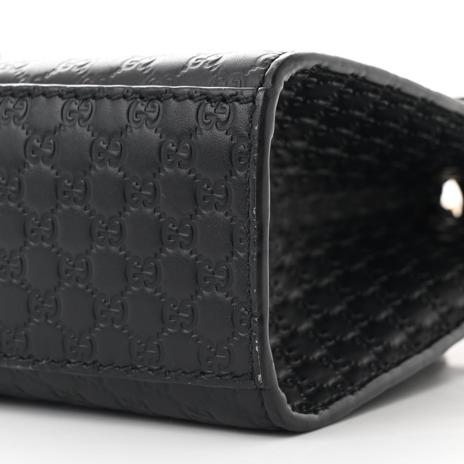 Gucci Microguccissima Medium Emily Chain Shoulder Bag Black 10 of 10