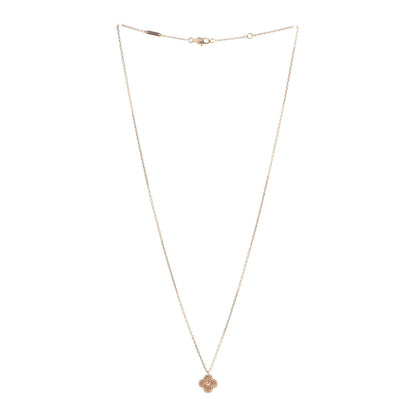 Van Cleef & Arpels 18K Rose Gold Sweet Alhambra Pendant Necklace 3 of 8