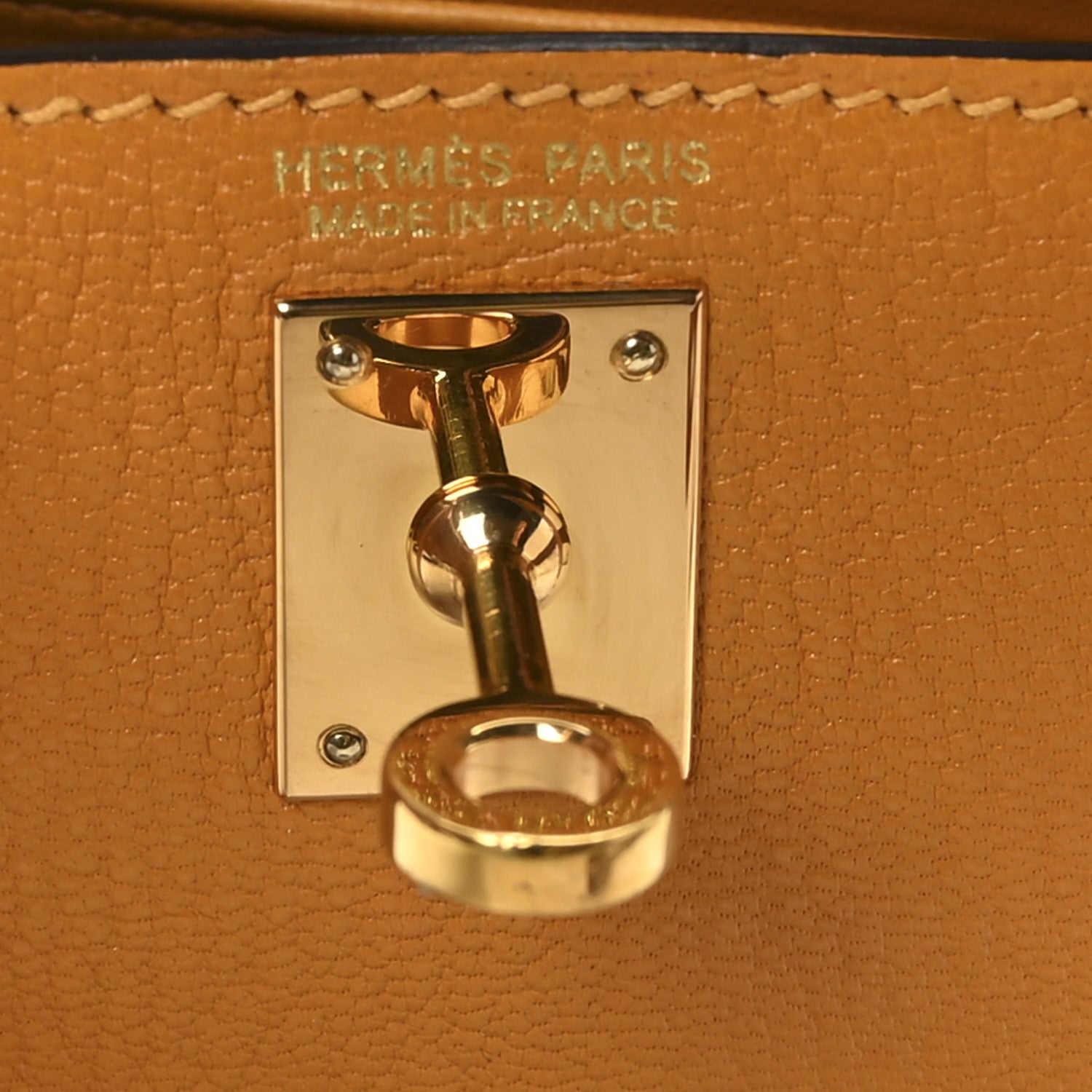 Hermes Chevre Chamkila Mini Kelly Sellier 20 Jaune D'or 6 of 10