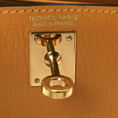 Hermes Chevre Chamkila Mini Kelly Sellier 20 Jaune D'or 6 of 10