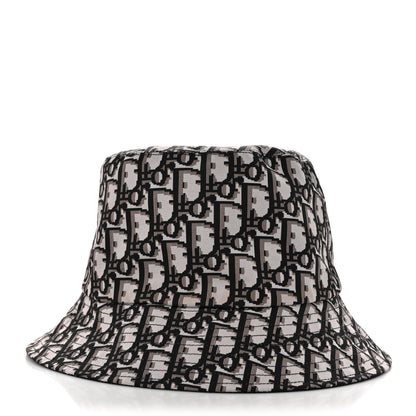 Christian Dior Oblique Reversible Teddy-D Brim Bucket Hat 58 Black 6 of 13