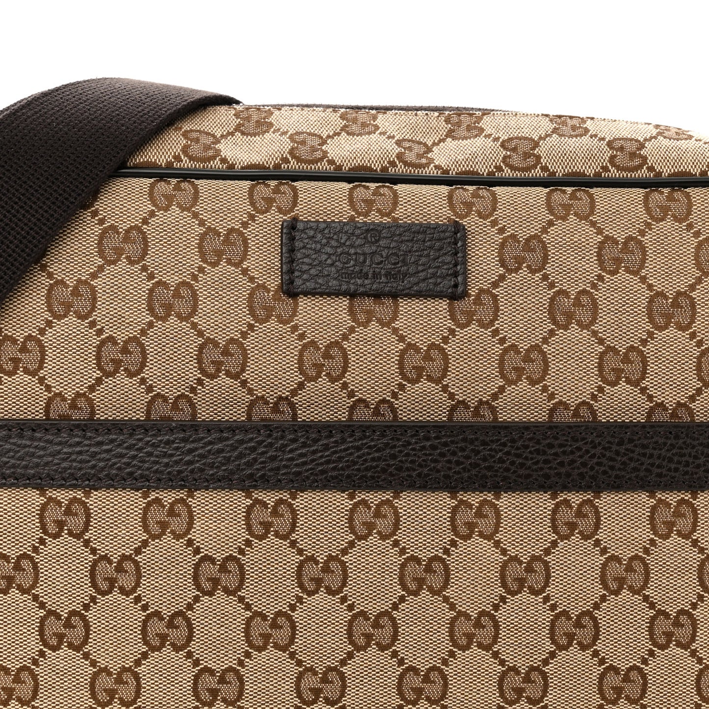 Monogram Messenger Bag Dark Brown