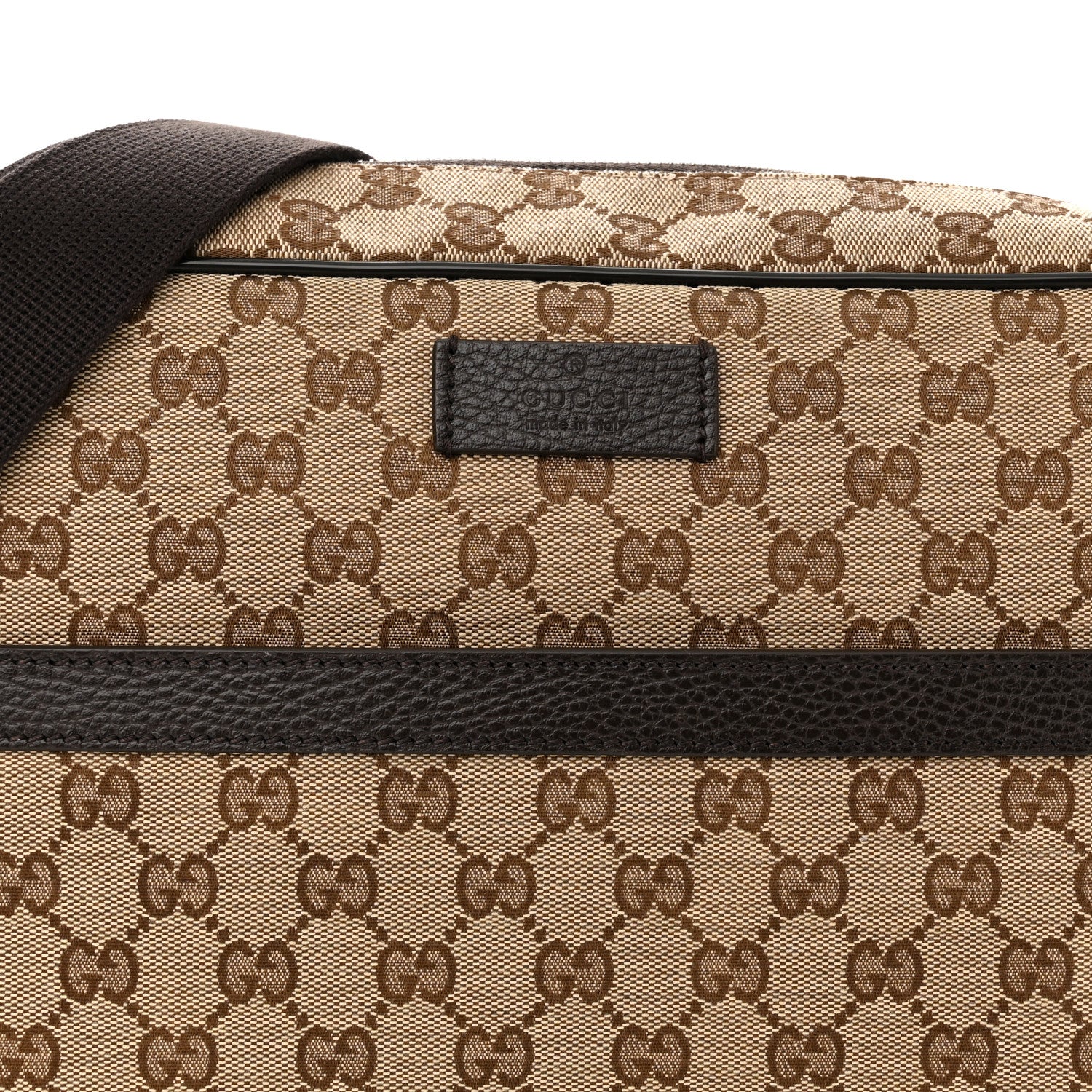 Gucci Monogram Messenger Bag Dark Brown 7 of 9
