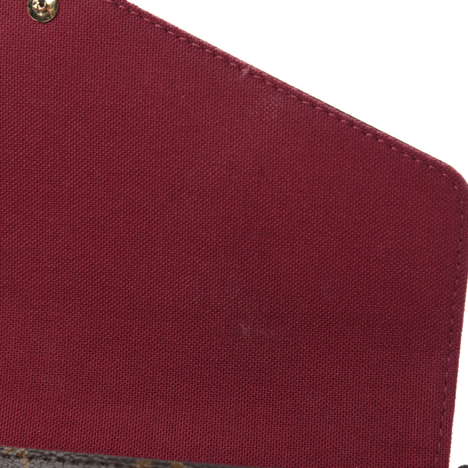 Louis Vuitton Monogram Pochette Felicie Chain Wallet Fuchsia 8 of 14