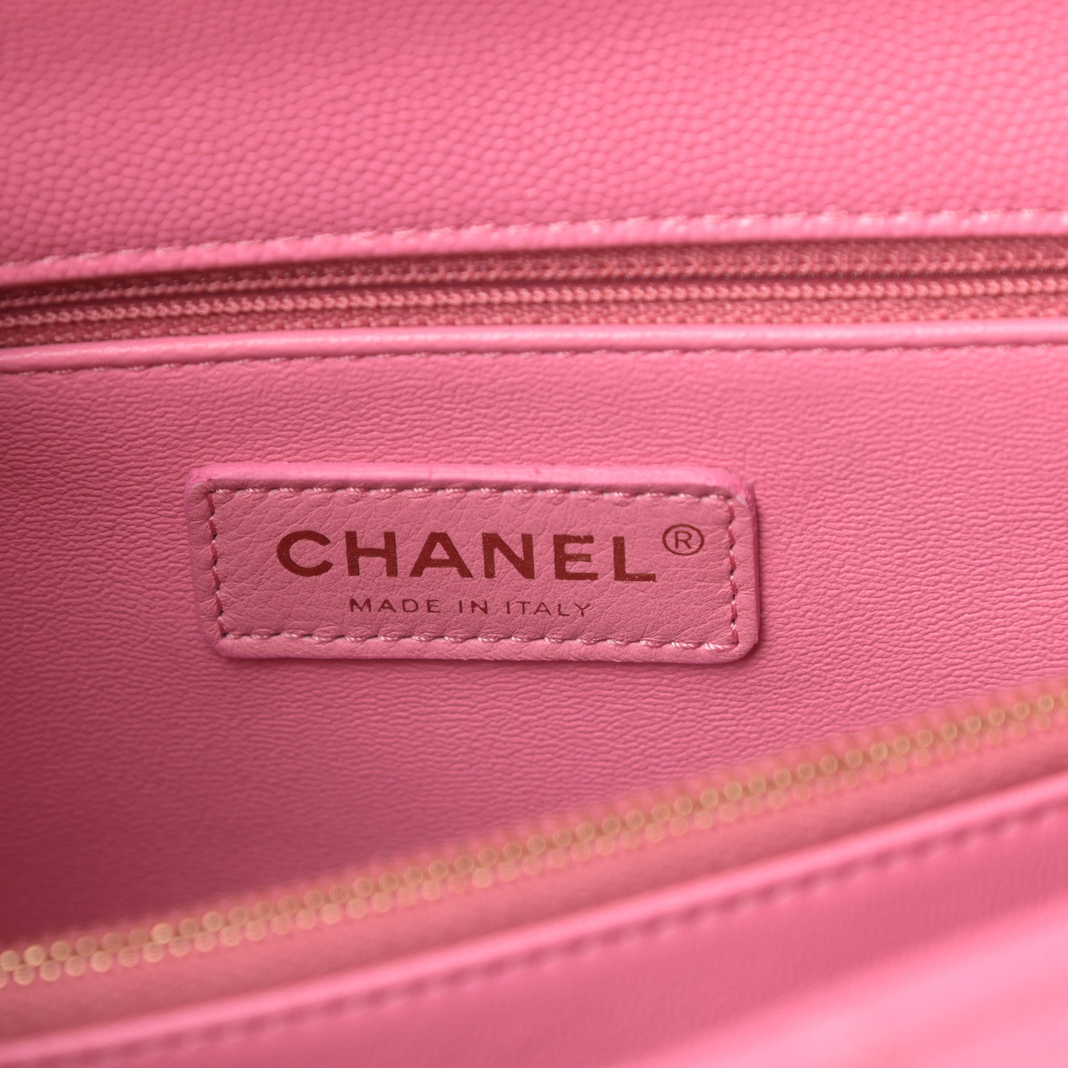 Chanel Caviar Lizard Embossed Quilted Small Coco Handle Flap Pink 6 of 11