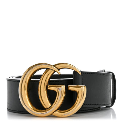 Gucci Calfskin Double G 40mm Belt 95 38 Black 1 of 9