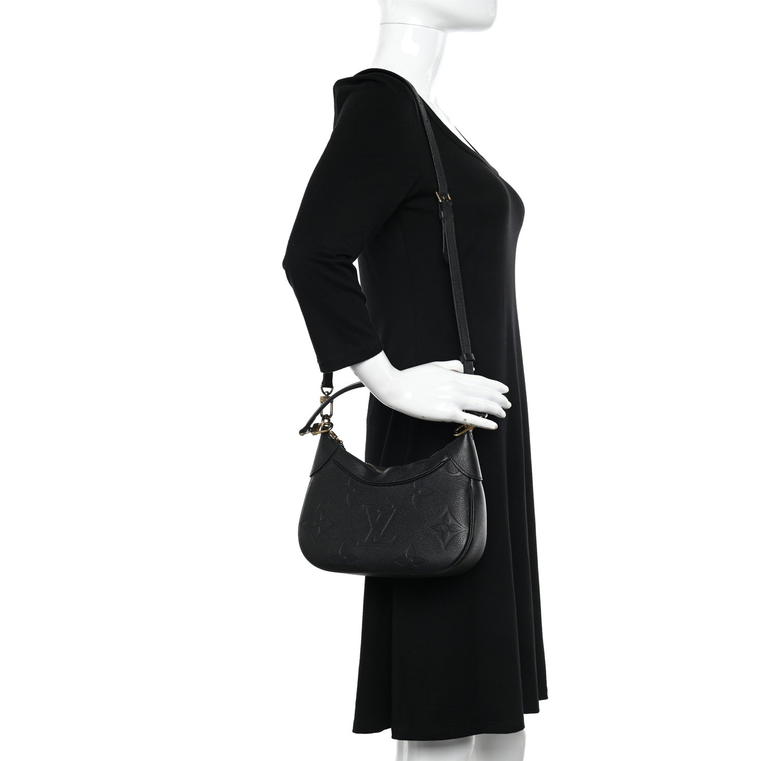 Louis Vuitton Empreinte Monogram Giant Bagatelle NM Black 2 of 10