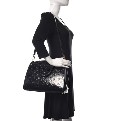 Louis Vuitton Vernis Brea MM Black 2 of 12