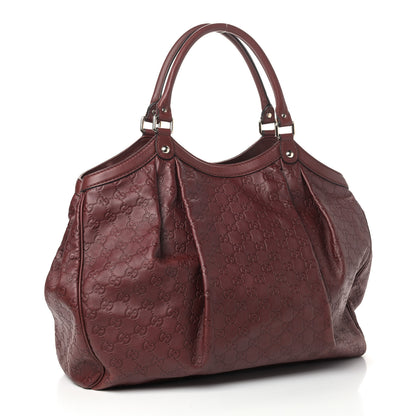 Gucci Guccissima Large Sukey Tote Cherry 2 of 12