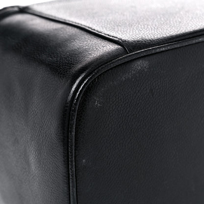 Chanel Caviar CC Vanity Train Case Black 10 of 27