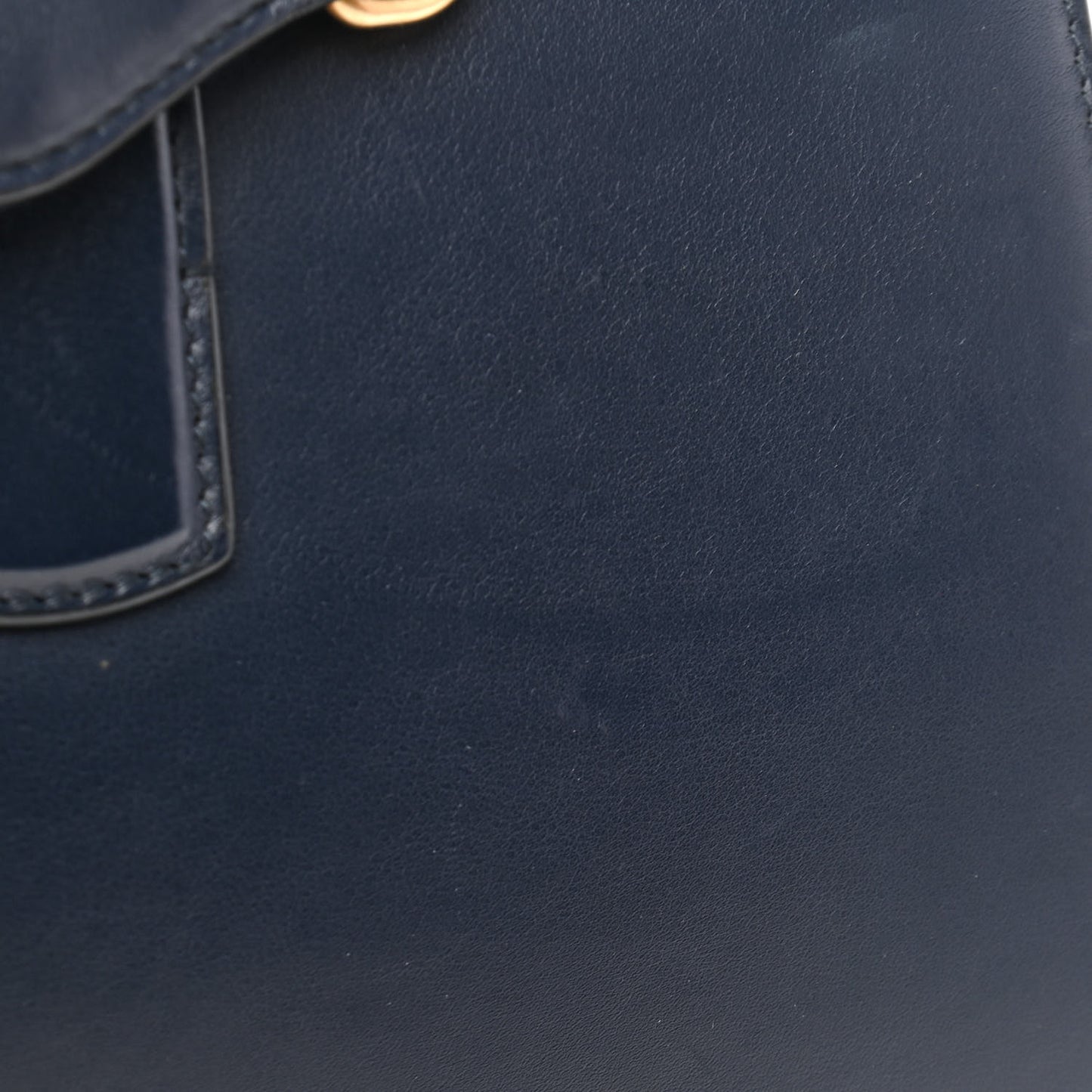 Moon Calfskin Bamboo Web Medium Dionysus Top Handle Bag Blue Emerald Hibiscus Red