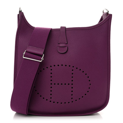 Hermes Taurillon Clemence Evelyne III PM Anemone 1 of 10