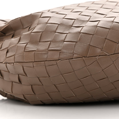 Bottega Veneta Nappa Intrecciato Teen Jodie Hobo Dark Taupe 9 of 12