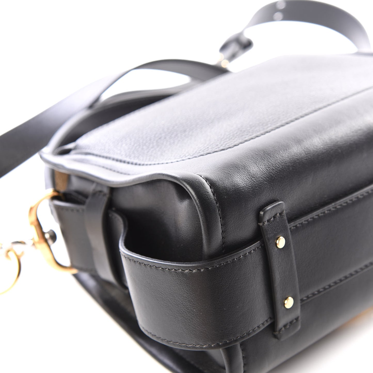 Calfskin Mini Tess Day Bag Black
