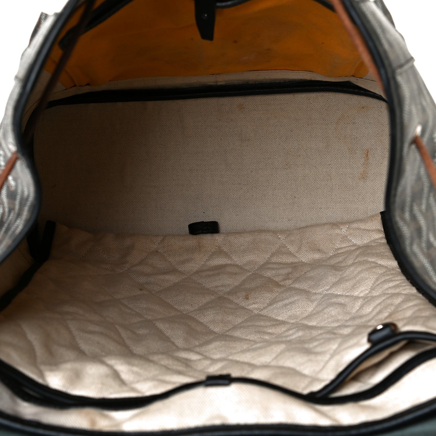 Goyardine Calfskin Alpin MM Backpack Black