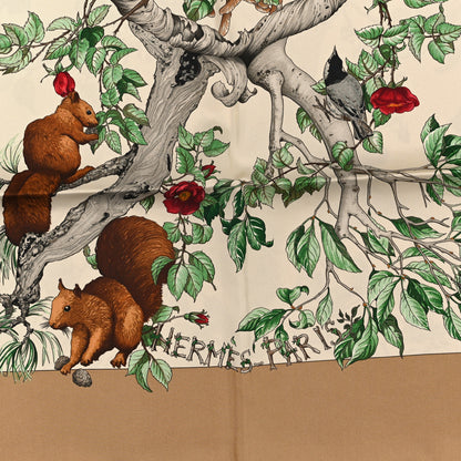 Hermes Silk Au Coeur Des Bois Scarf 90 2 of 3