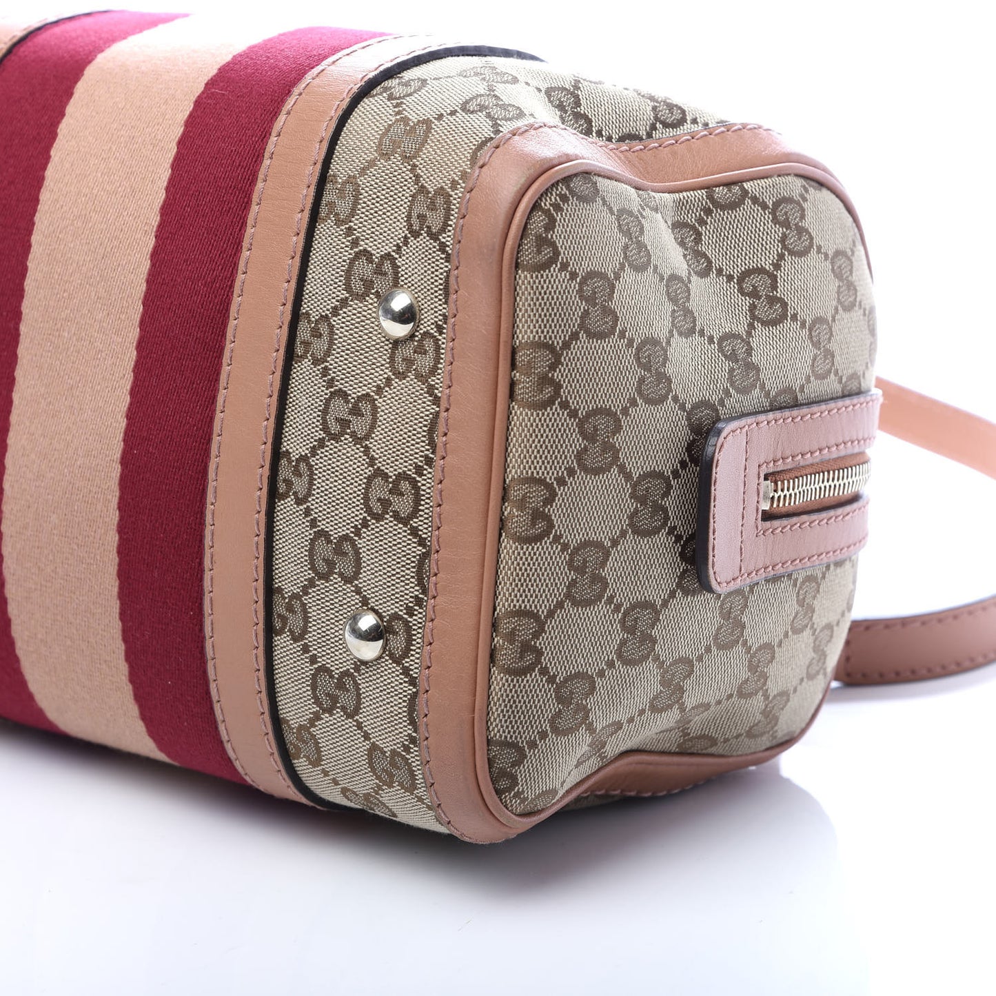 Monogram Vintage Web Small Boston Beige