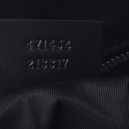 Gucci GG Supreme Monogram Web Messenger Bag Black 7 of 9