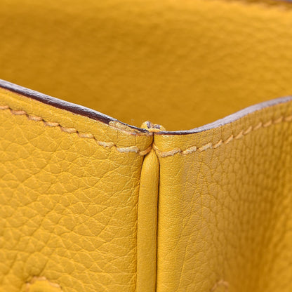 Hermes Taurillon Clemence JPG Shoulder Birkin II 42 Soleil 35 of 38