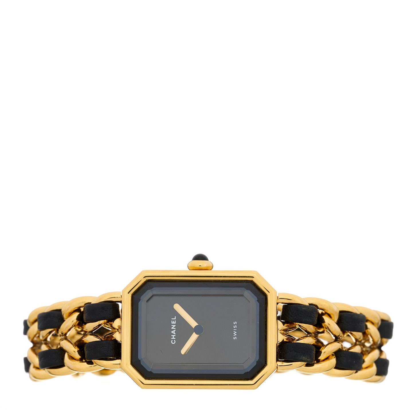 Stainless Steel Lambskin 20mm Chain Premiere Quartz Watch Gold M