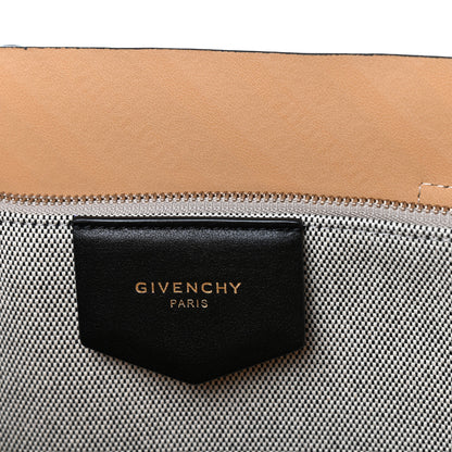 Givenchy Calfskin Chain Embossed Large Bond Shopper Tote Black 6 of 9