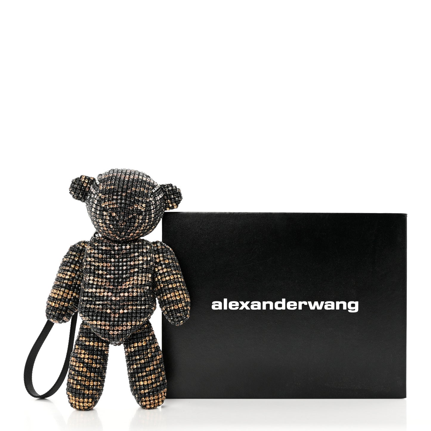 Crystal Mesh Tiger Beiress Wristlet Black Multicolor