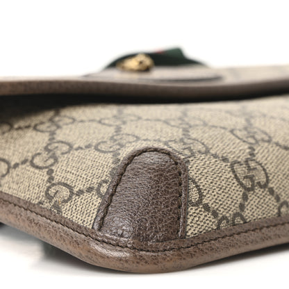 Gucci GG Supreme Monogram Neo Vintage Web Belt Bag Brown 9 of 10