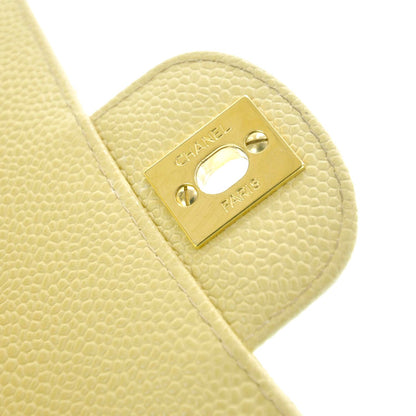 Chanel Caviar Quilted Medium Double Flap Beige 12 of 12