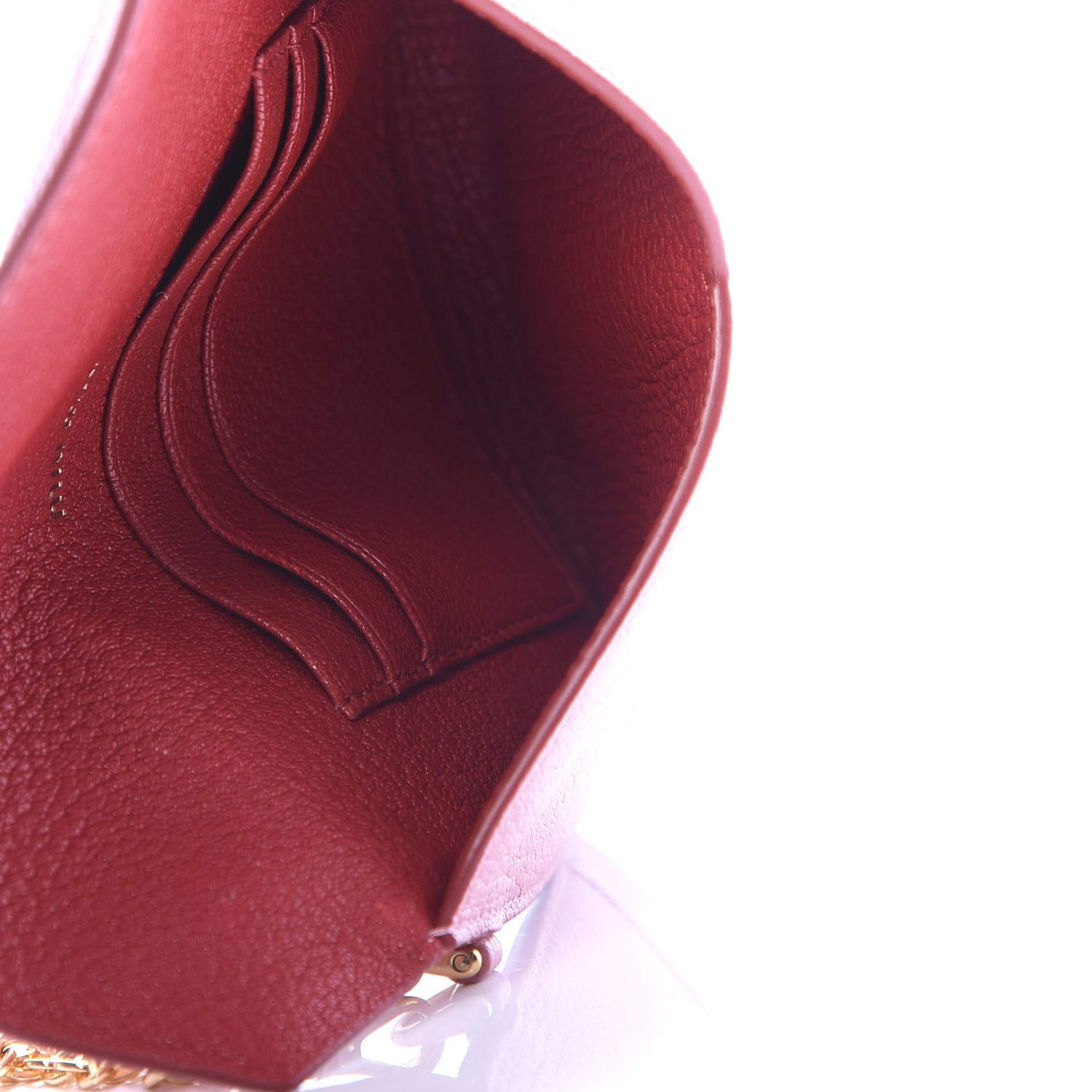 Miu Miu Goatskin Madras Love Wristlet Pouch Orchidea 5 of 6